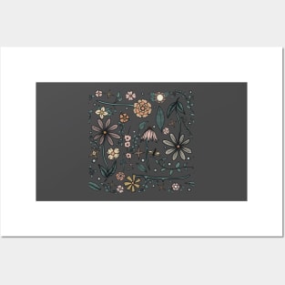In the Garden Floral Pattern Posters and Art